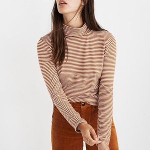 striped turtleneck shirt